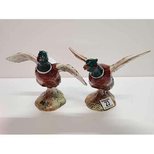 23 - 2 Beswick Pheasants 849, 850