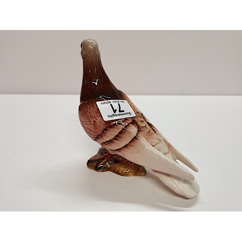 71 - Beswick Pigeon 1383 Gloss Brown