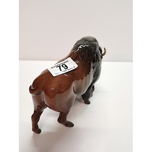 79 - Beswick Buffalo 23cm