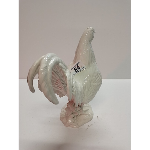 84 - Beswick Cockerill 2059 in white 24cm