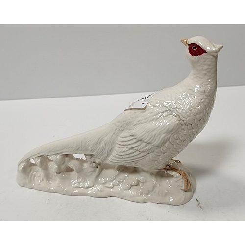 93 - Beswick White Pheasant 1226 VGC