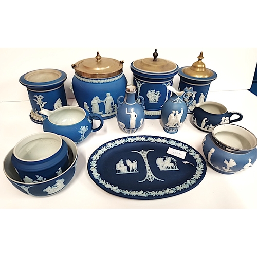 536 - Coll of Blue Wedgwood