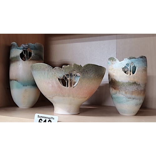 613 - Mollie Hillam Porcelain X3