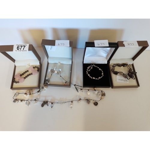 677 - Bracelet & Necklaces