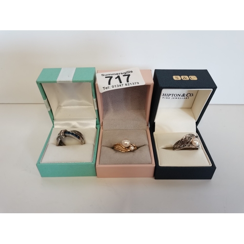 717 - 3 Dress Rings