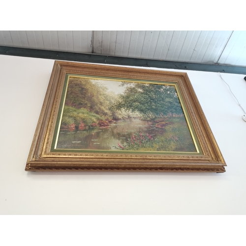 741 - Pair of J. Hamilton George Oil on Canvas in excellent condition