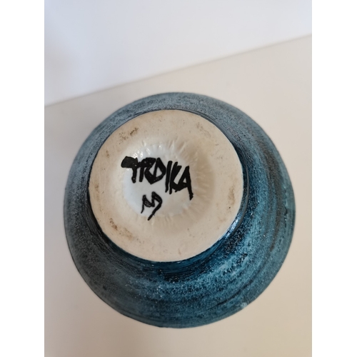 818 - Troika Mallet cylindrical vase