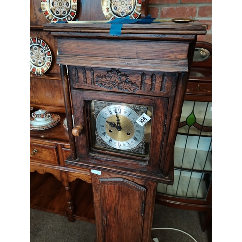 826 - Oak Grandaughter clock