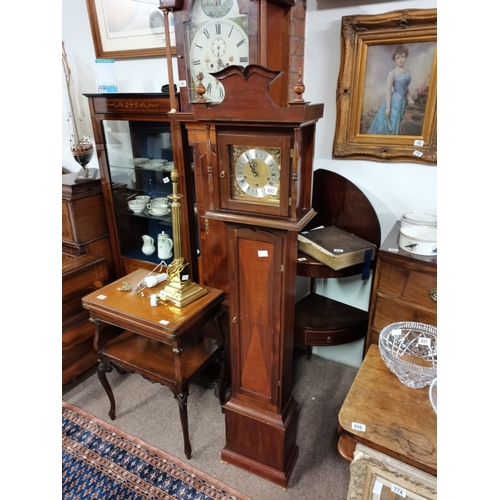 893 - Repro. Mahogany Grandmother clock