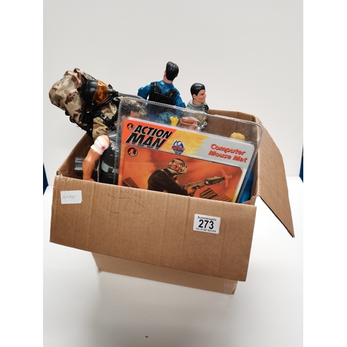 273 - Action Man Items, Model Kits etc