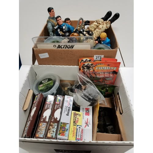 273 - Action Man Items, Model Kits etc