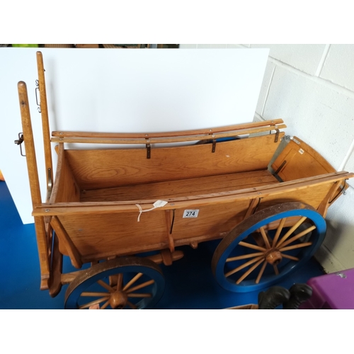 274 - Model of Cart Marked John Davison Adel 1-3mx40cm