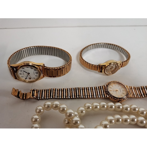 738 - Gold Bangle, Watches etc