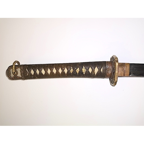 500 - An excellent quality Japanese Samurai Sword (新軍刀 Shin-Guntō Type 95 or 98 1935-45) in excellent cond... 