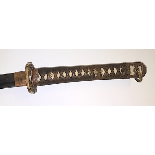 500 - An excellent quality Japanese Samurai Sword (新軍刀 Shin-Guntō Type 95 or 98 1935-45) in excellent cond... 