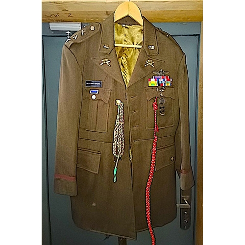 270a - Collection of uniforms RAF , American General, American Navy, Badges, Capos, Helmets,   Shoes, dagge... 