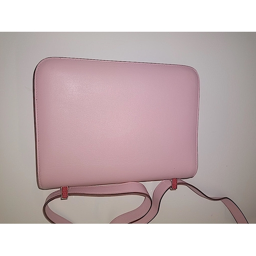 577a - Boxed Pink leather Ladies Handbag marked HERMES Paris in excellent condition with dust bag , shop ba... 