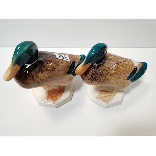 110 - 2XBeswick Mallards 817 18cm High