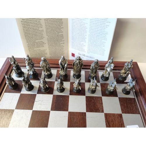 482 - Camelot Chess Set by Danbury Mint