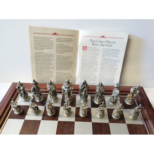 482 - Camelot Chess Set by Danbury Mint