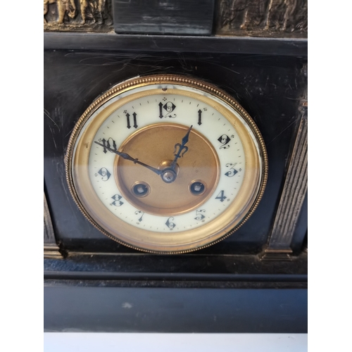 503 - 2 Victorian Mantel Clocks