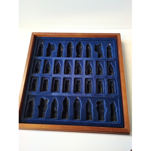 482 - Camelot Chess Set by Danbury Mint