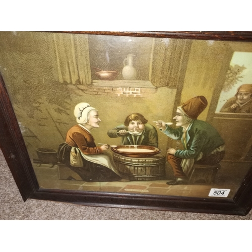 504 - PR Picture in Oak Frames 