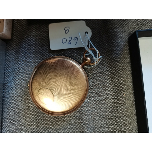 680b - French Gold Pocket watch