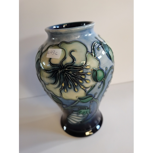 403c - 15 cm Moorcroft collectors club vase V.G.C