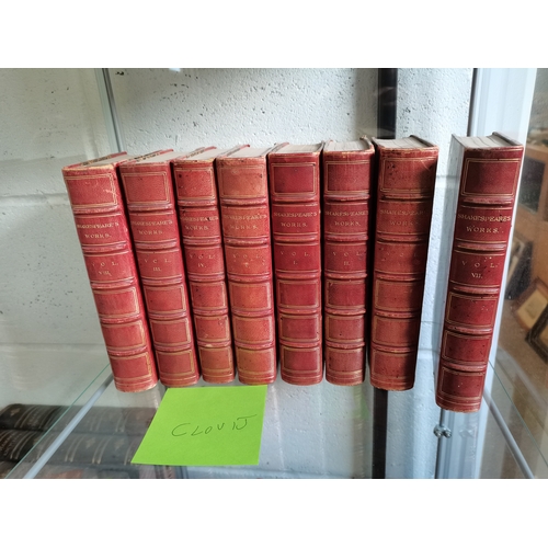 237 - Shakespeare's works in leather binding