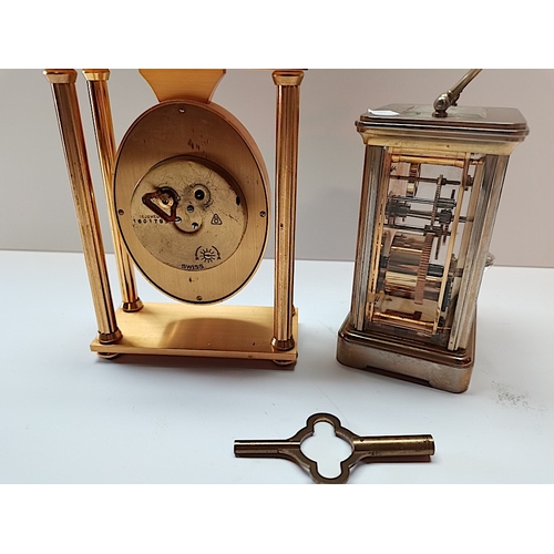 801 - Garrard & Co. London and Swiss carriage clock