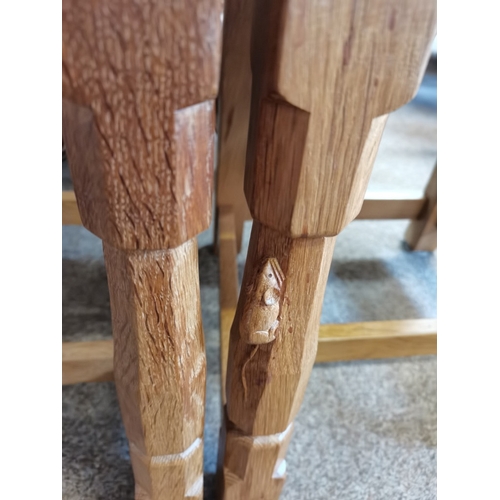 865 - Pair of Mouseman dining chairs