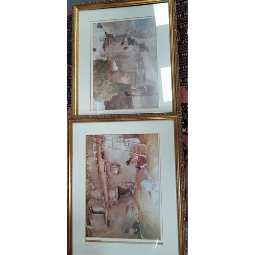 869d - Russell Flint prints x 2