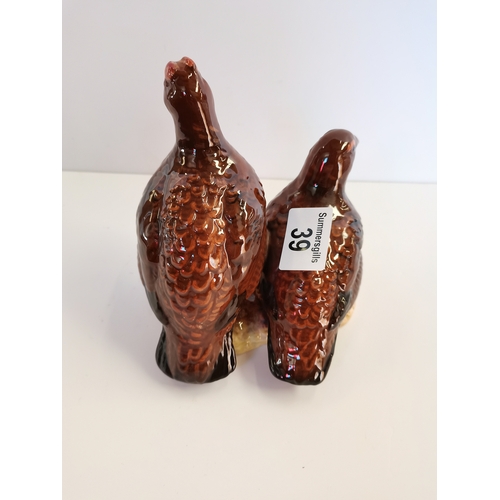 39 - Pair of Beswick grouse