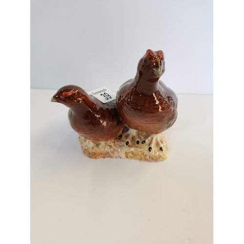 39 - Pair of Beswick grouse