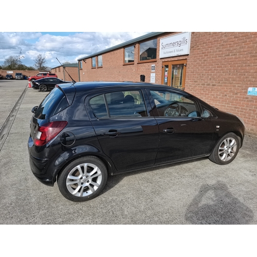 401a - Vauxhall Corsa 1.4 sxi petrol in black with 3 owners from new 59,000 miles 31.5.2010 DN10HUU