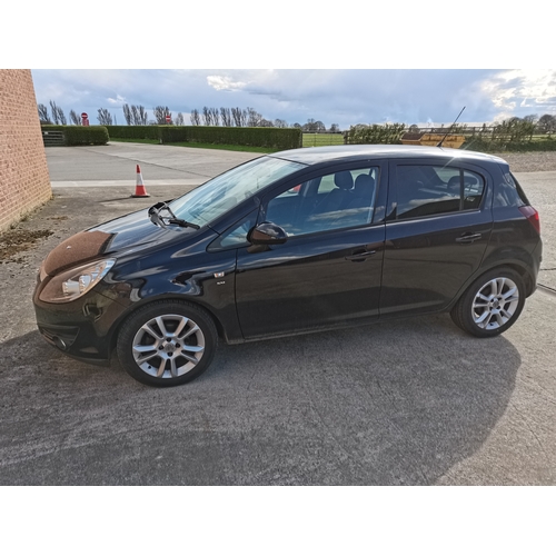 401a - Vauxhall Corsa 1.4 sxi petrol in black with 3 owners from new 59,000 miles 31.5.2010 DN10HUU