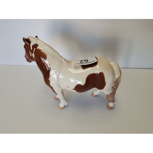 52 - Beswick Special edition Shetland pony 