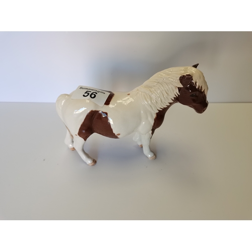 56 - Special edition Beswick Shetland pony 