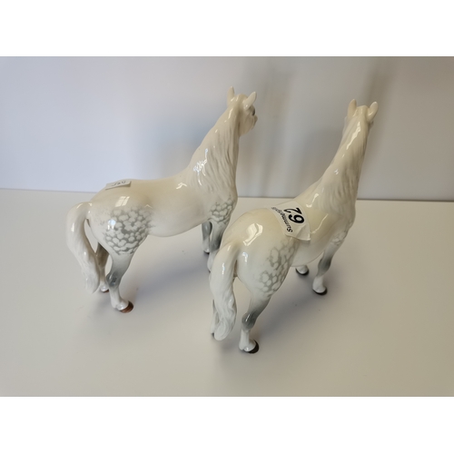 62 - Beswick Welsh Mountail pony first version in light dapple grey