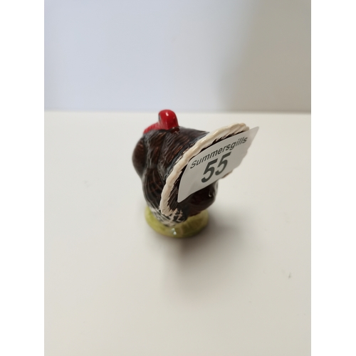 55 - Small bronze Beswick Turkey