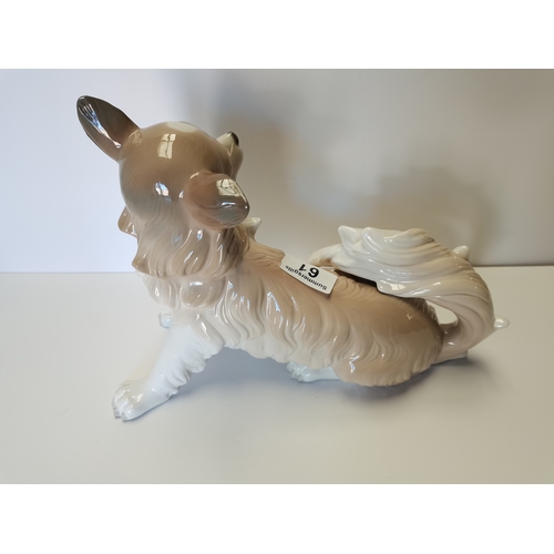 61 - Lladro 27cm dog Exc condition