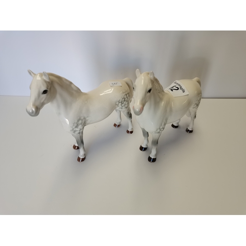 62 - Beswick Welsh Mountail pony first version in light dapple grey