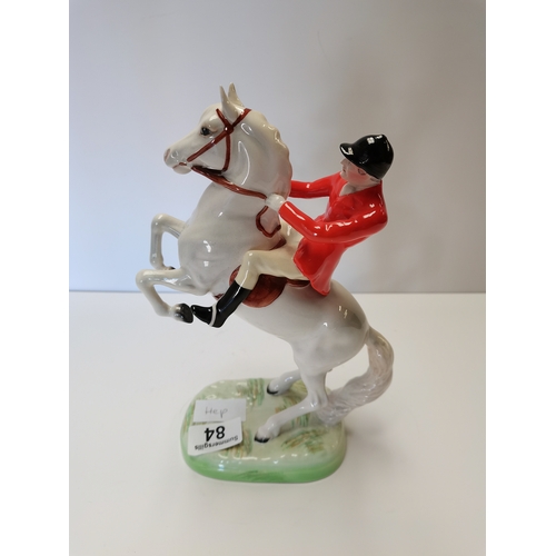 84 - Beswick huntsman on rearing horse No. 868