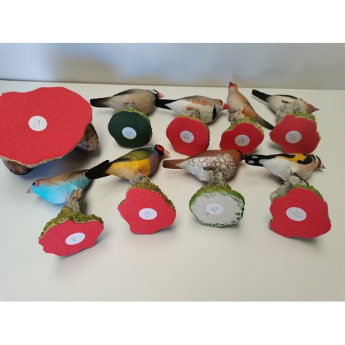 88 - Collection of 10 bird figures