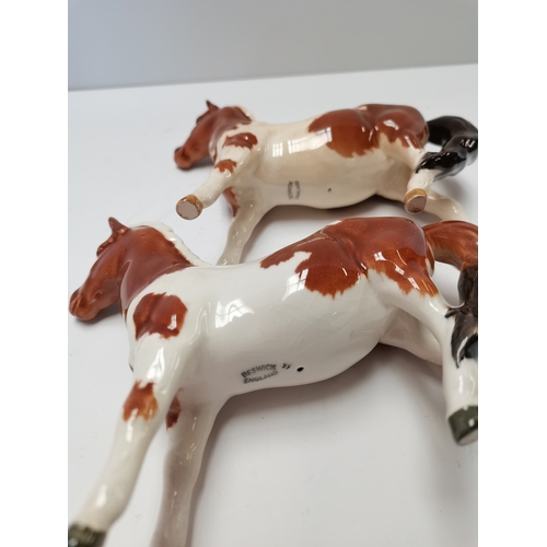 124 - Beswick little girls pony unmounted