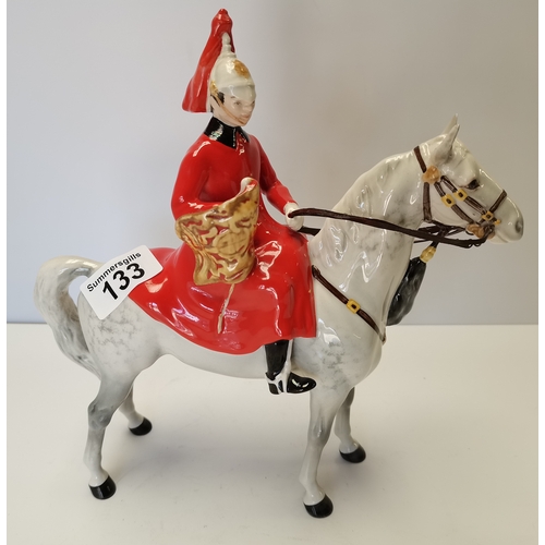 133 - Beswick lifeguard on horse