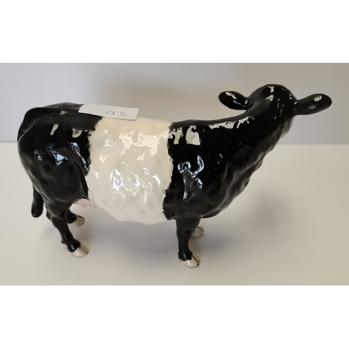 140 - Beswick Belted Galloway Bull Minor repair to tail