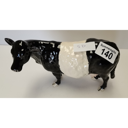 140 - Beswick Belted Galloway Bull Minor repair to tail