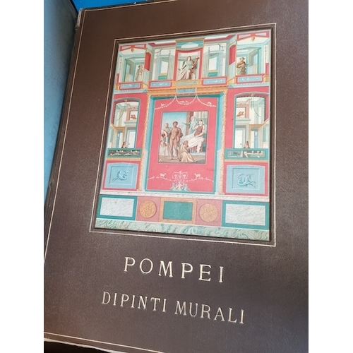 225a - Large book on Pompei dipinti murali + Story of the norman conquest by D Maclise RA (  Animal book on... 